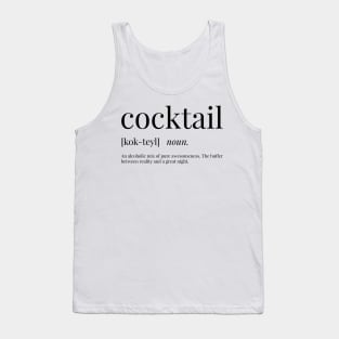 Cocktail Definition Tank Top